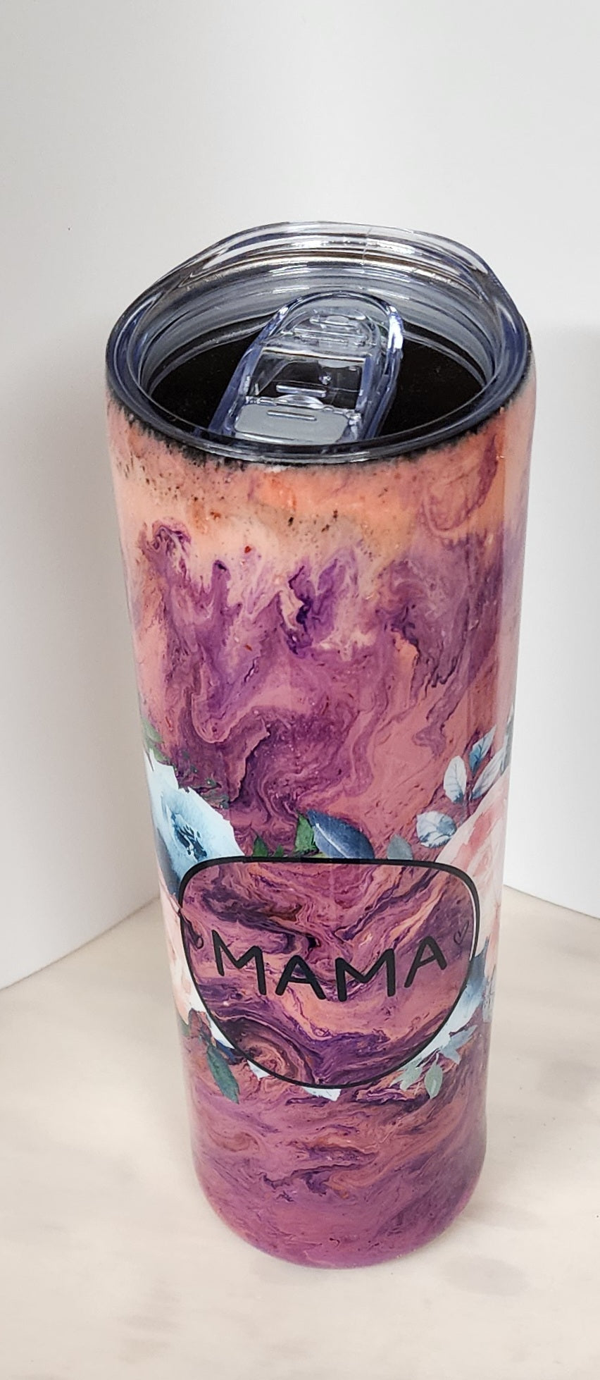 30oz Stainless Steel Tumbler. "MaMa" edition