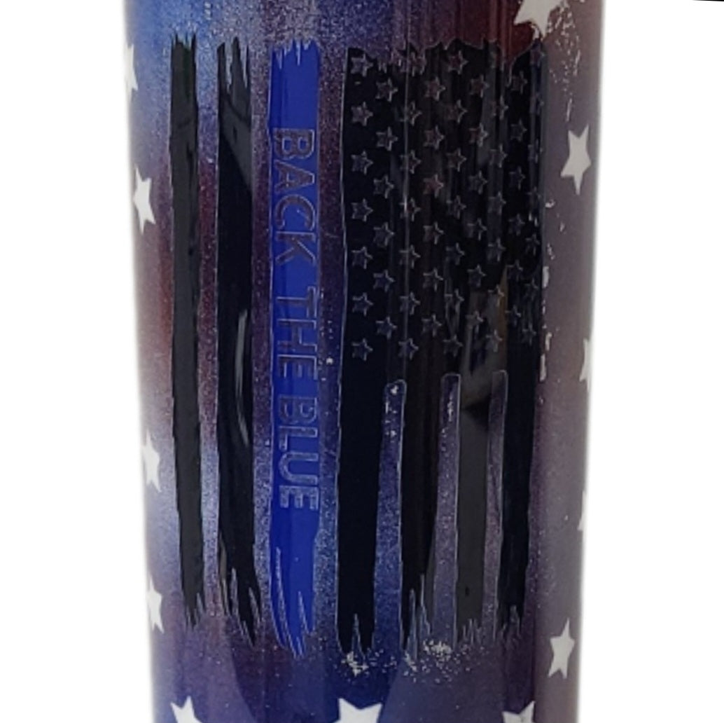 30oz "Back the Blue" Custom Tumbler